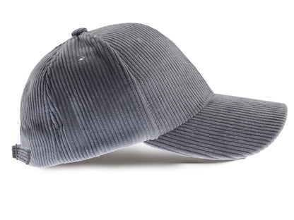 Gorra de pana Anna-Kaci, informal, lisa, clásica, con correa ajustable, suave, unisex