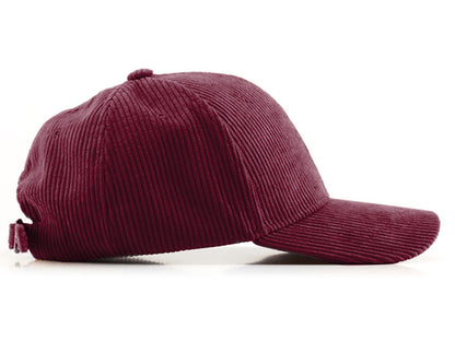 Gorra de pana Anna-Kaci, informal, lisa, clásica, con correa ajustable, suave, unisex