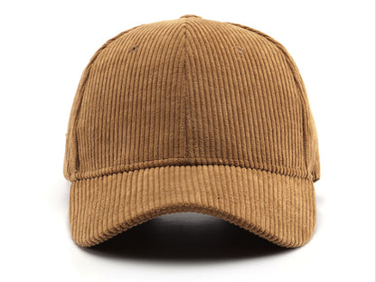 Gorra de pana Anna-Kaci, informal, lisa, clásica, con correa ajustable, suave, unisex