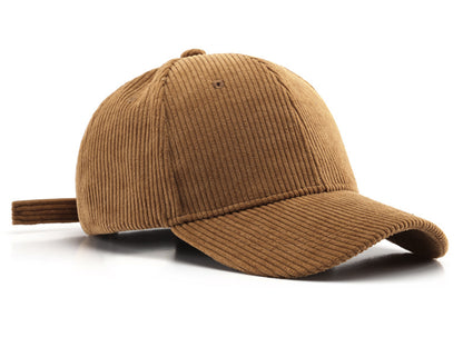 Gorra de pana Anna-Kaci, informal, lisa, clásica, con correa ajustable, suave, unisex