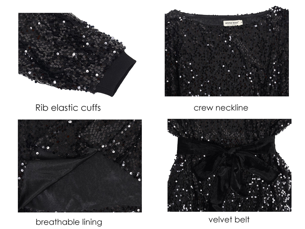 Sequin Party Sweatshirt Pullover Top