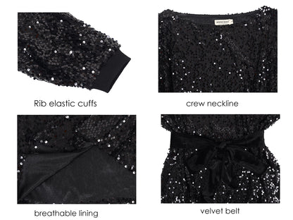 Sudadera tipo jersey con lentejuelas para fiesta