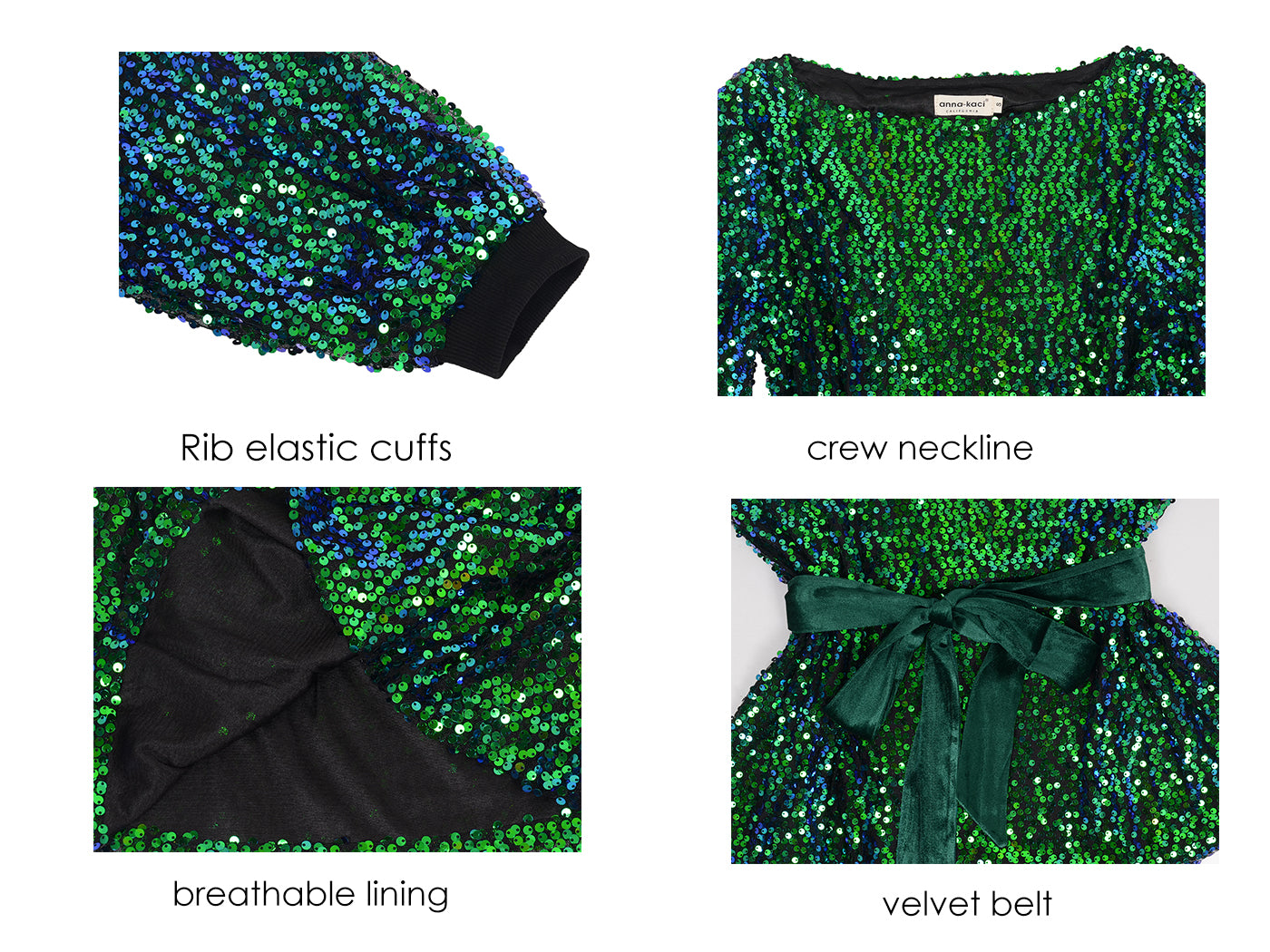 Sudadera tipo jersey con lentejuelas para fiesta