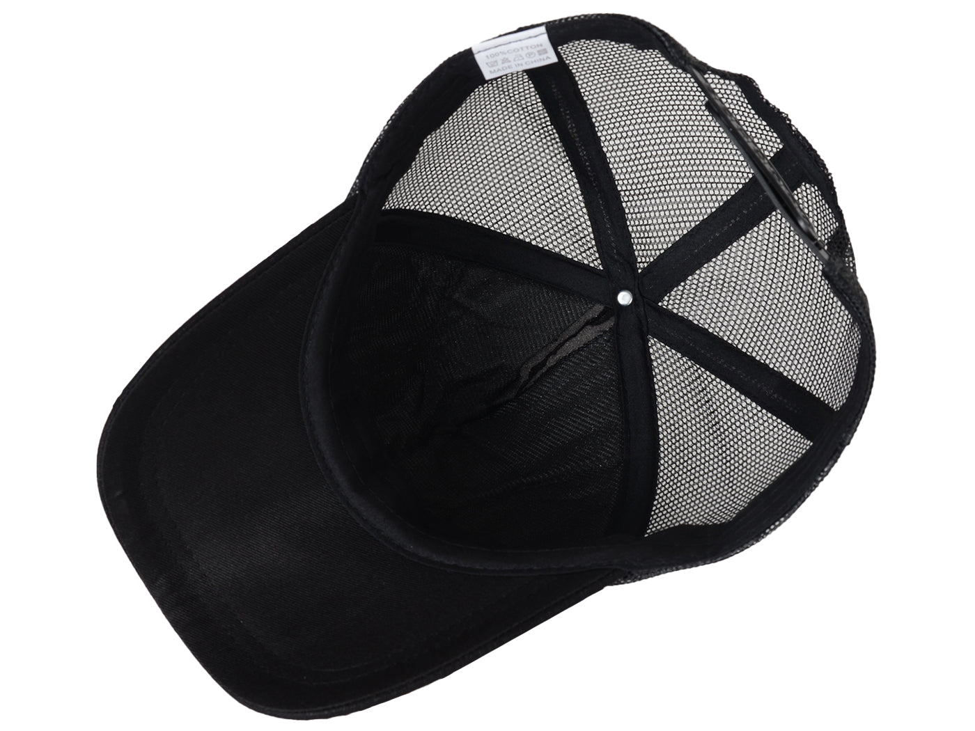 Gorra de béisbol con tachuelas y diamantes de imitación para mujer de Anna-Kaci, con cola de caballo y moño, ajustable, de malla brillante