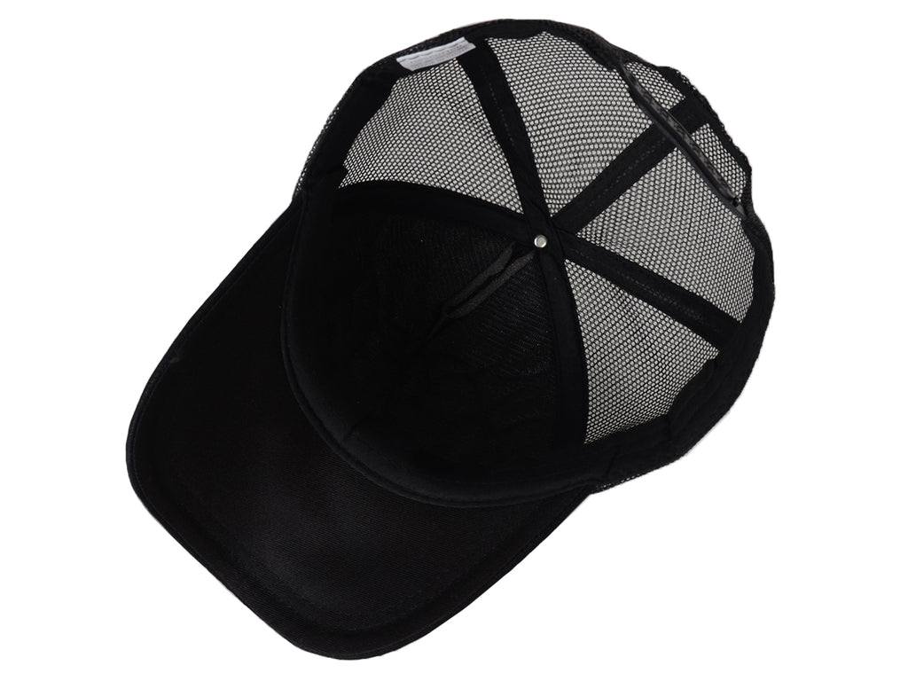 Gorra de béisbol con tachuelas y diamantes de imitación para mujer de Anna-Kaci, con cola de caballo y moño, ajustable, de malla brillante