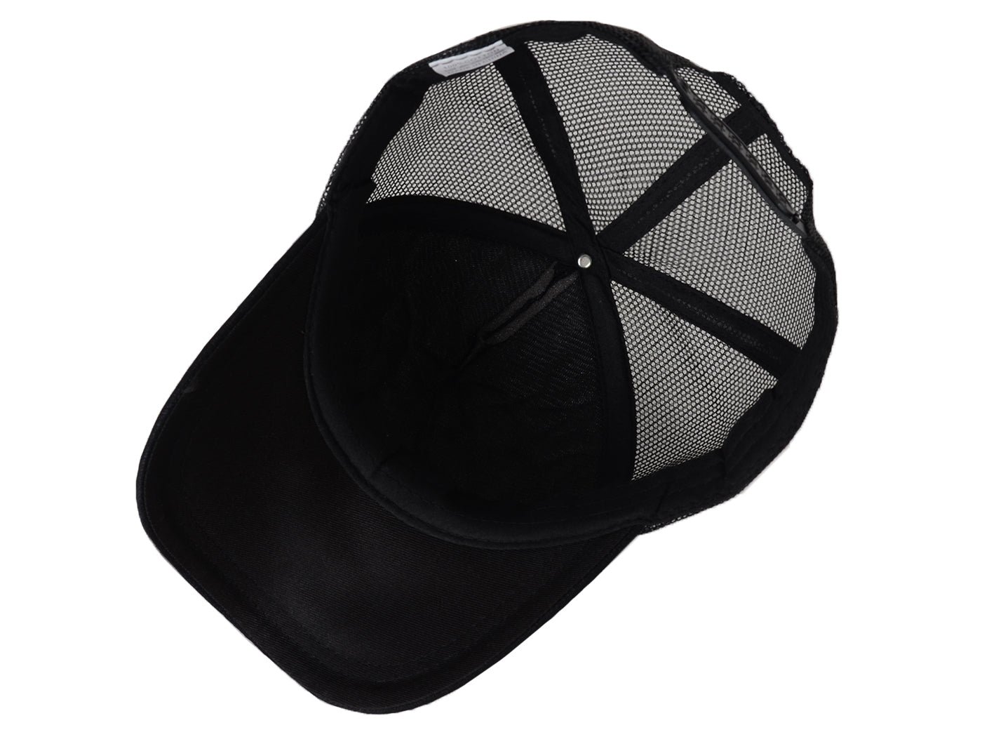 Gorra de béisbol con tachuelas y diamantes de imitación para mujer de Anna-Kaci, con cola de caballo y moño, ajustable, de malla brillante
