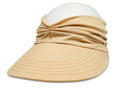 Anna-Kaci - Sombrero con visera para el sol para mujer, ala ancha, protección UV 50, para playa, para verano
