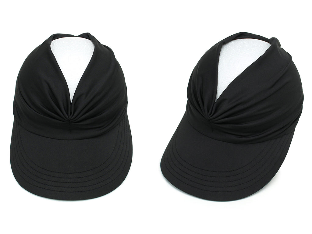 Anna-Kaci - Sombrero con visera para el sol para mujer, ala ancha, protección UV 50, para playa, para verano