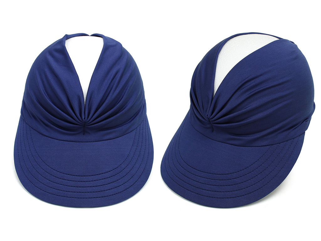 Anna-Kaci - Sombrero con visera para el sol para mujer, ala ancha, protección UV 50, para playa, para verano