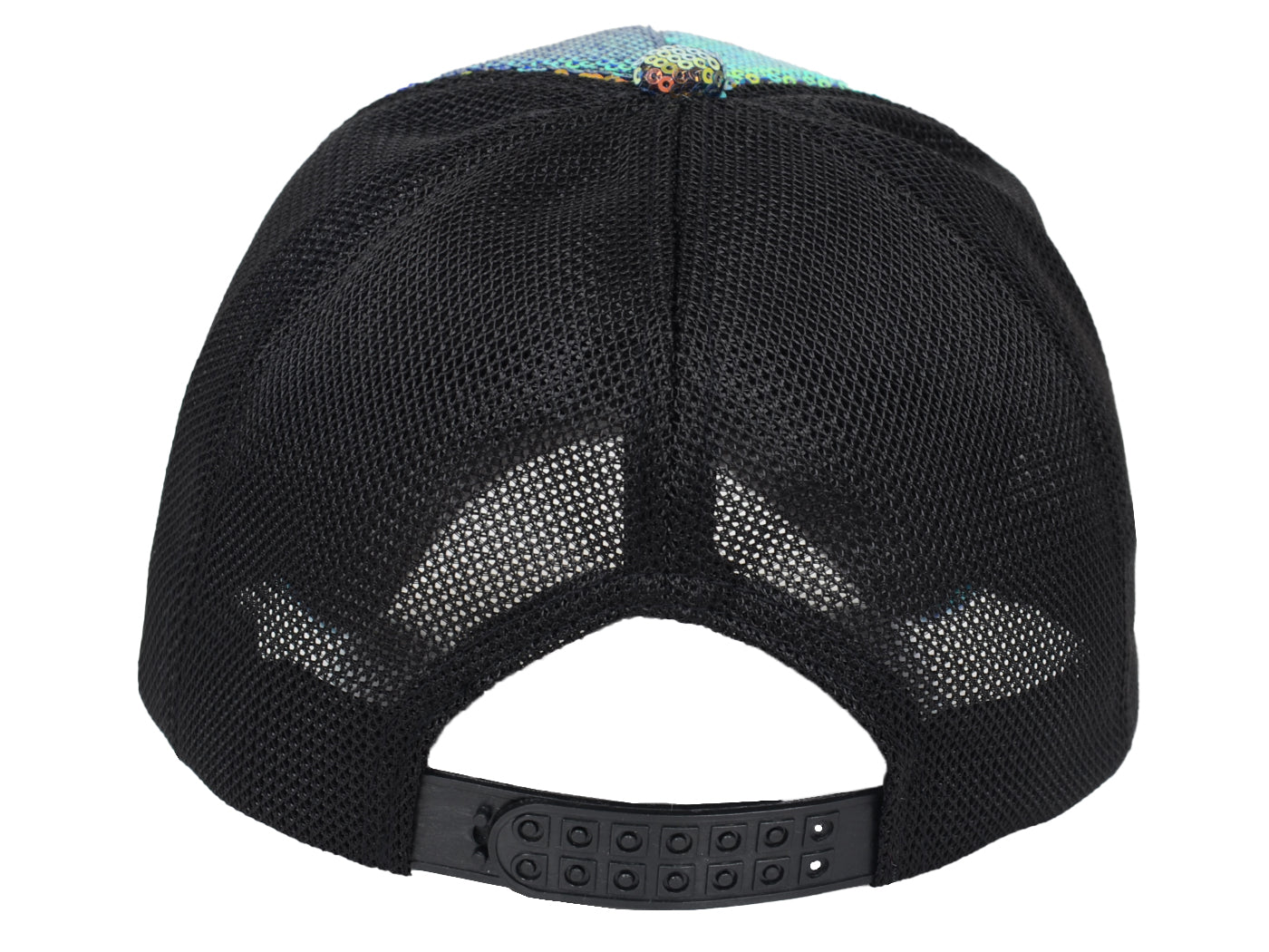 Gorra de béisbol para mujer Anna-Kaci, gorra con cola de caballo con purpurina, gorra de moño alto desordenado, gorra de camionero para papá