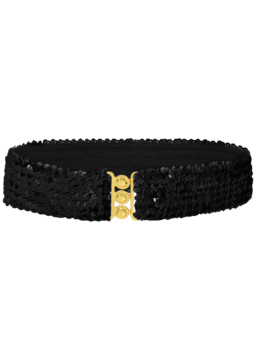 Cinturones de lentejuelas brillantes para mujer de Anna-Kaci, cinturón elástico brillante con cintura elástica para disfraz de fiesta de discoteca