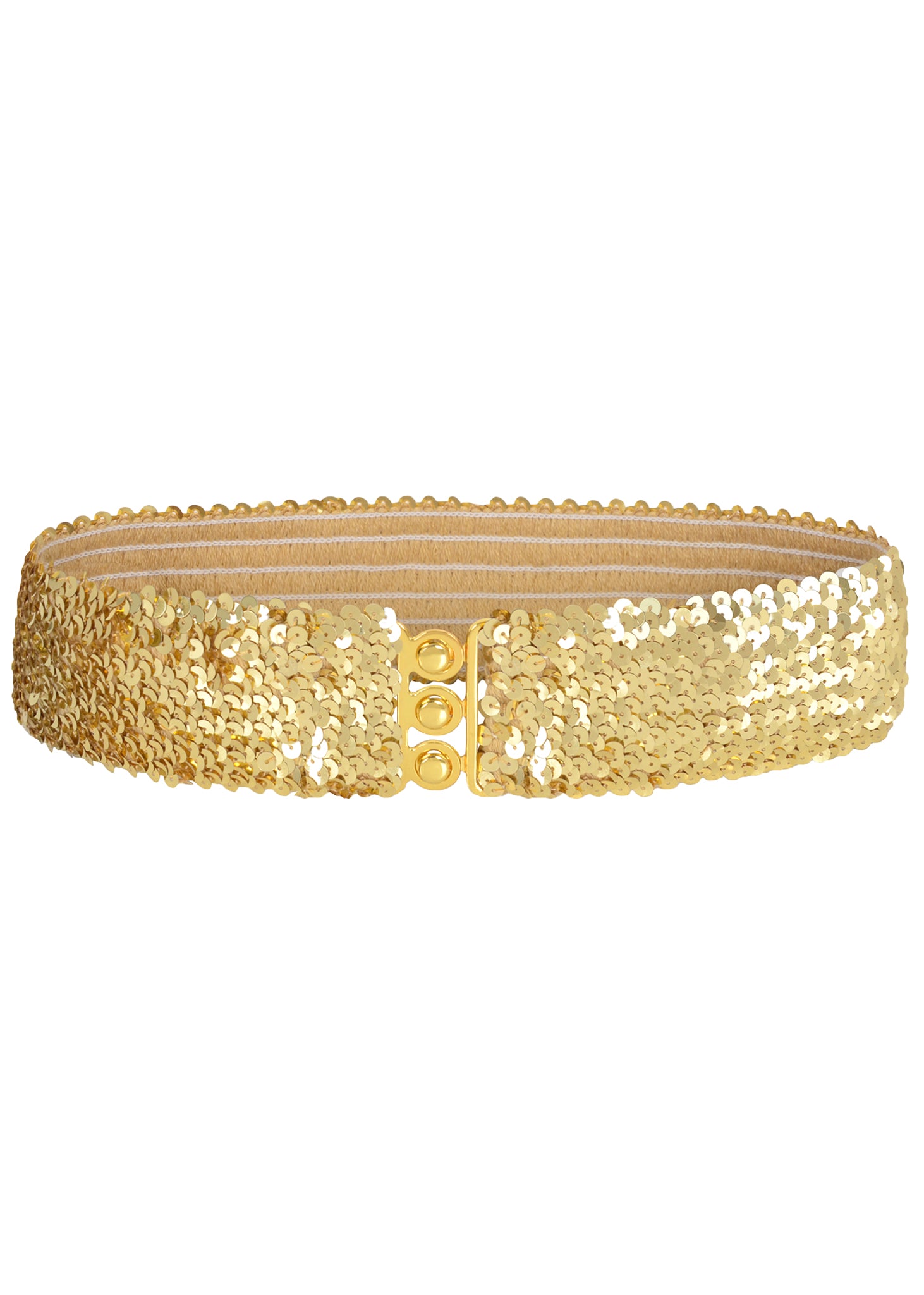Cinturones de lentejuelas brillantes para mujer de Anna-Kaci, cinturón elástico brillante con cintura elástica para disfraz de fiesta de discoteca