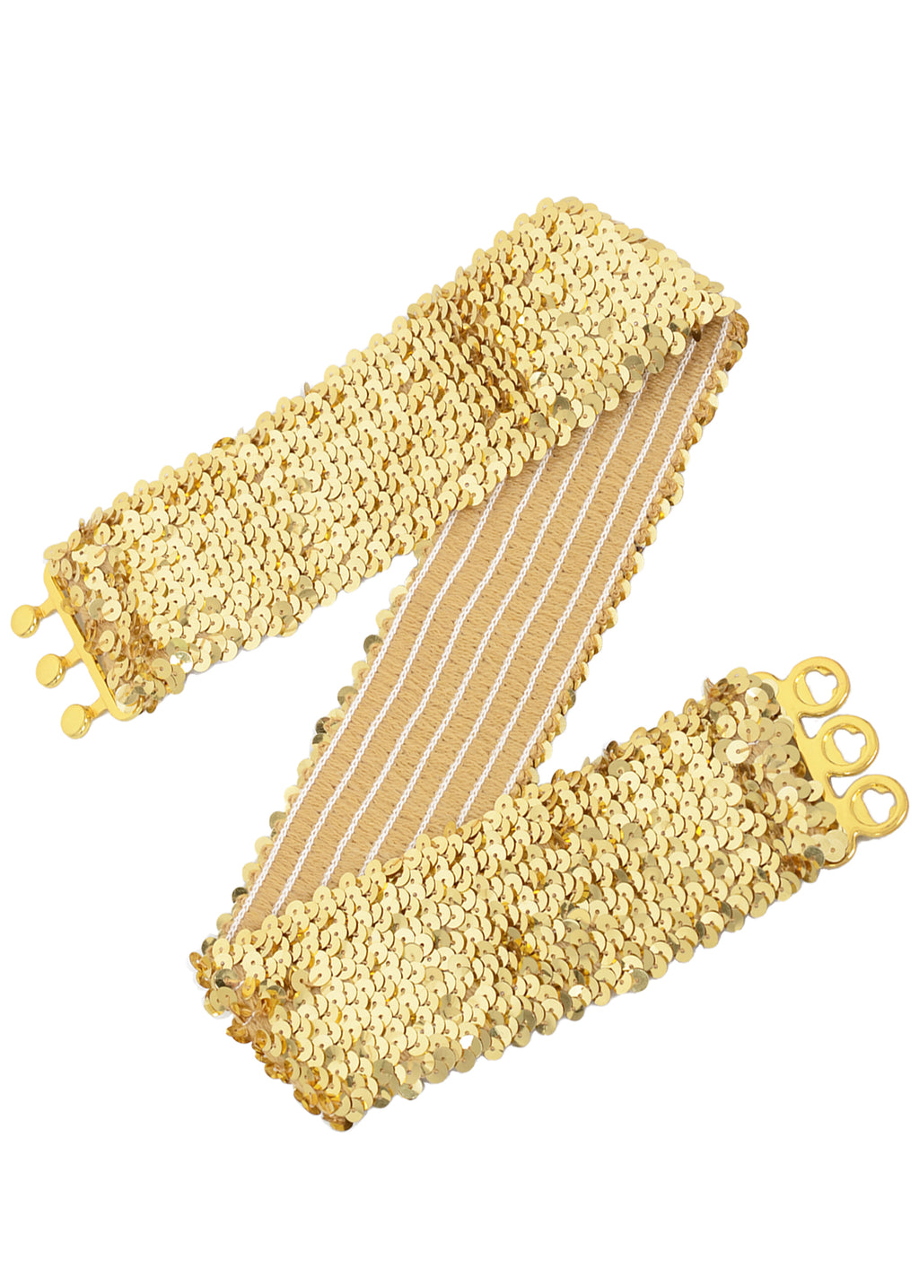 Cinturones de lentejuelas brillantes para mujer de Anna-Kaci, cinturón elástico brillante con cintura elástica para disfraz de fiesta de discoteca