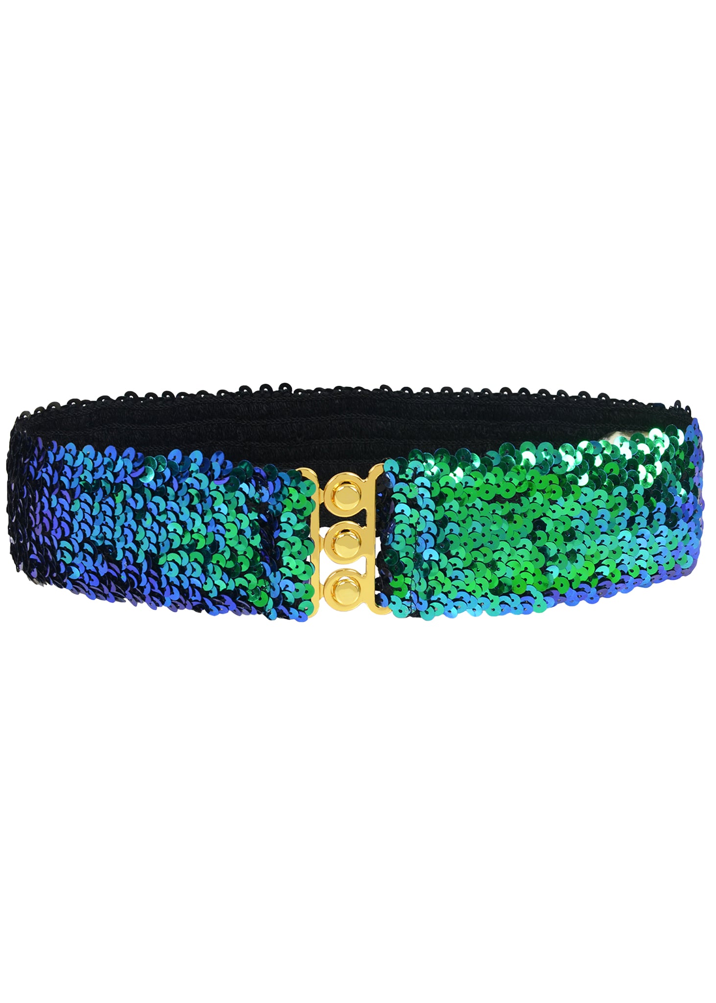 Cinturones de lentejuelas brillantes para mujer de Anna-Kaci, cinturón elástico brillante con cintura elástica para disfraz de fiesta de discoteca