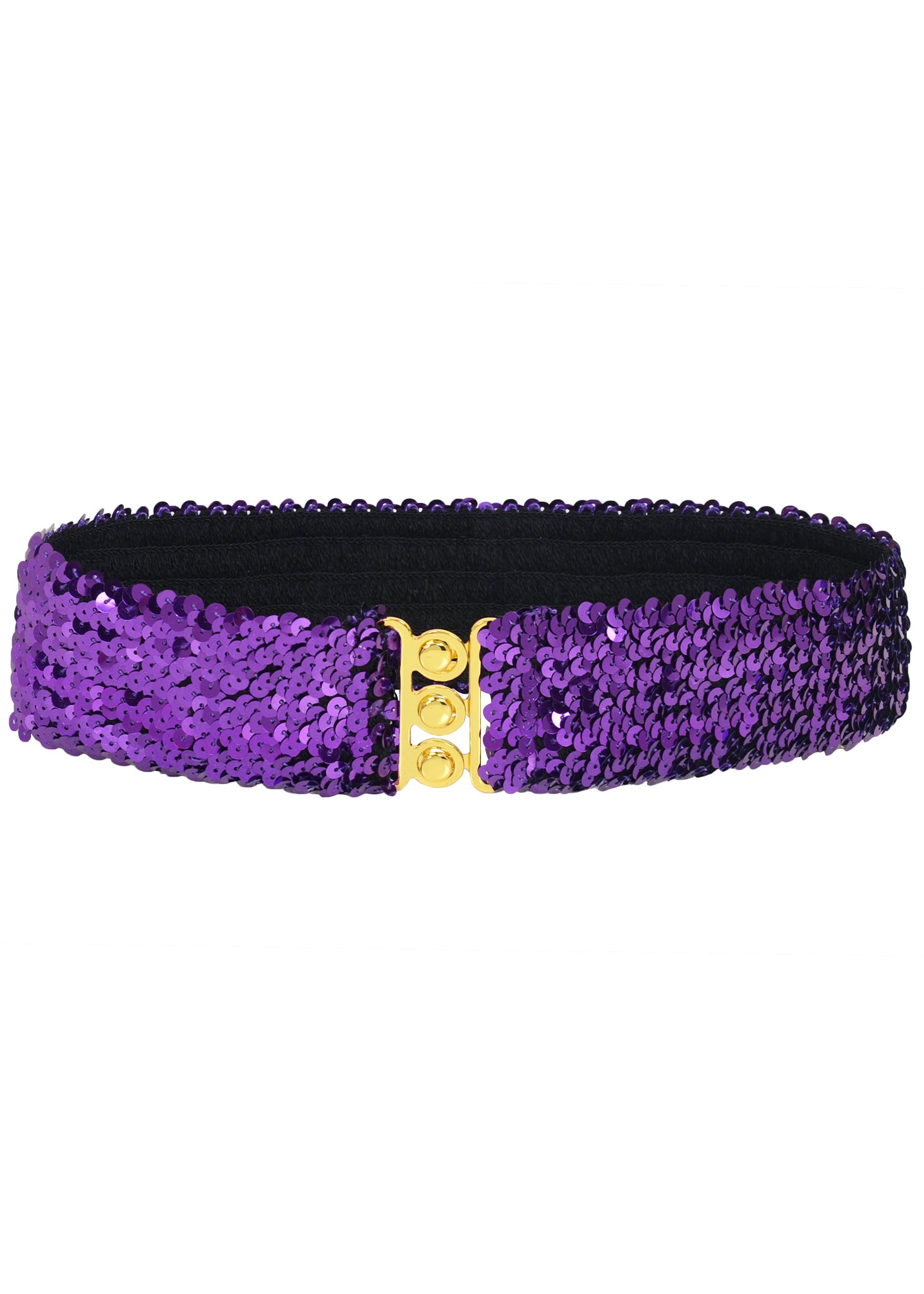 Cinturones de lentejuelas brillantes para mujer de Anna-Kaci, cinturón elástico brillante con cintura elástica para disfraz de fiesta de discoteca