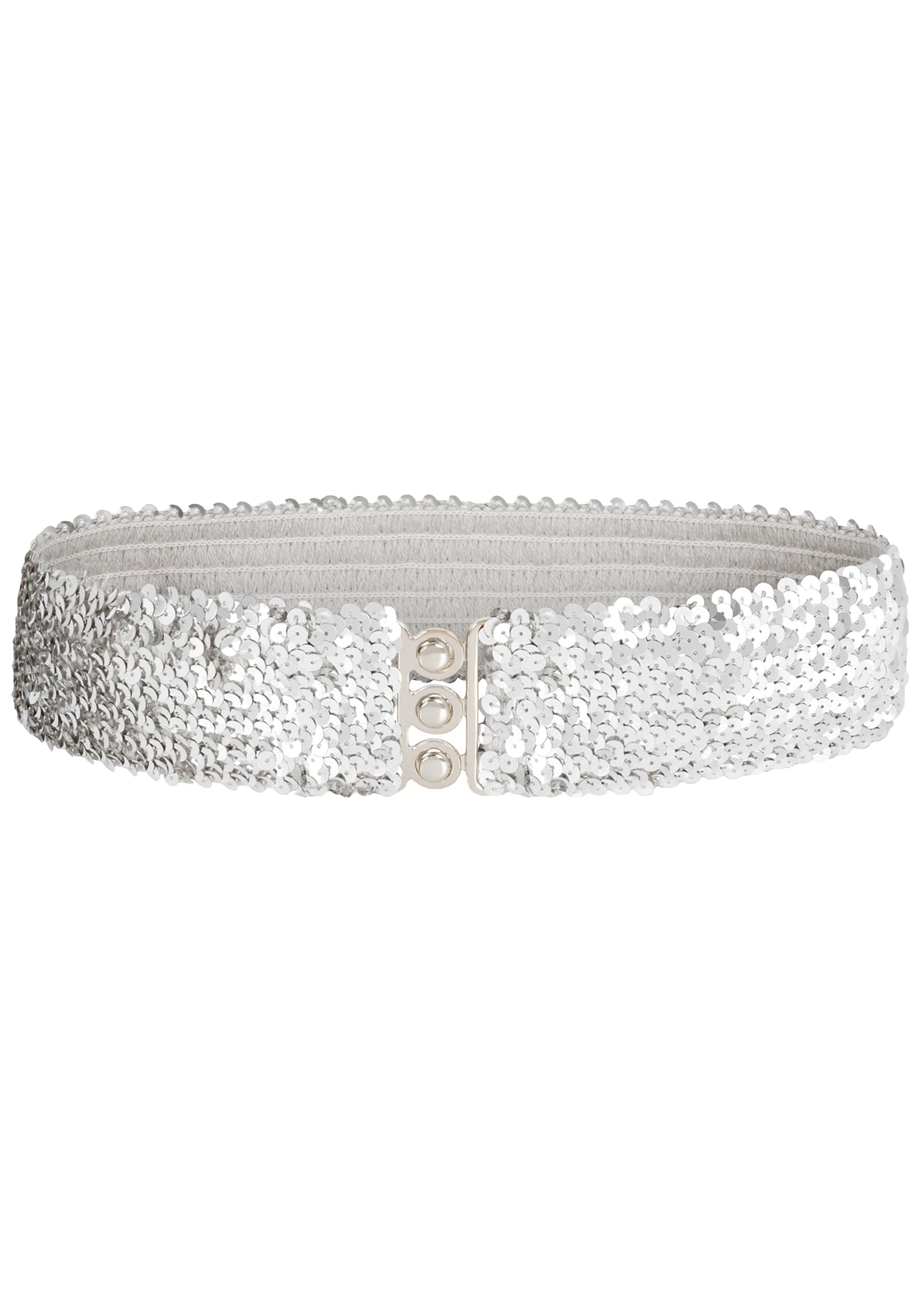 Cinturones de lentejuelas brillantes para mujer de Anna-Kaci, cinturón elástico brillante con cintura elástica para disfraz de fiesta de discoteca