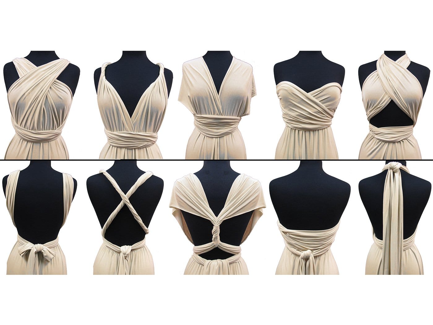 Infinito, hagámoslo un vestido cruzado
