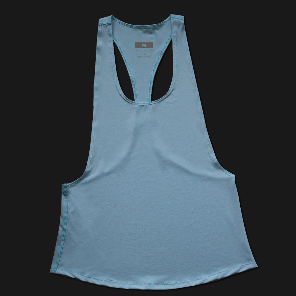 Camiseta sin mangas holgada con espalda cruzada para hacer yoga