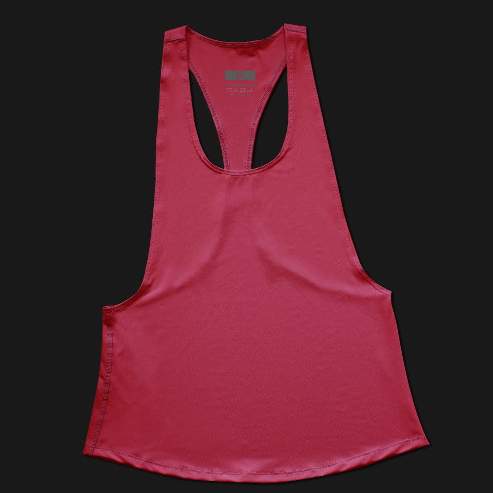 Camiseta sin mangas holgada con espalda cruzada para hacer yoga
