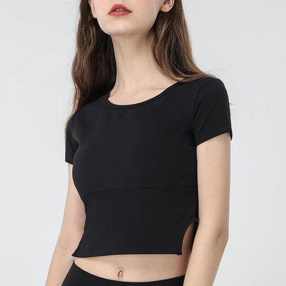 Anna-Kaci Easy Everyday Yoga T-Shirt | Anna-Kaci Large / Black