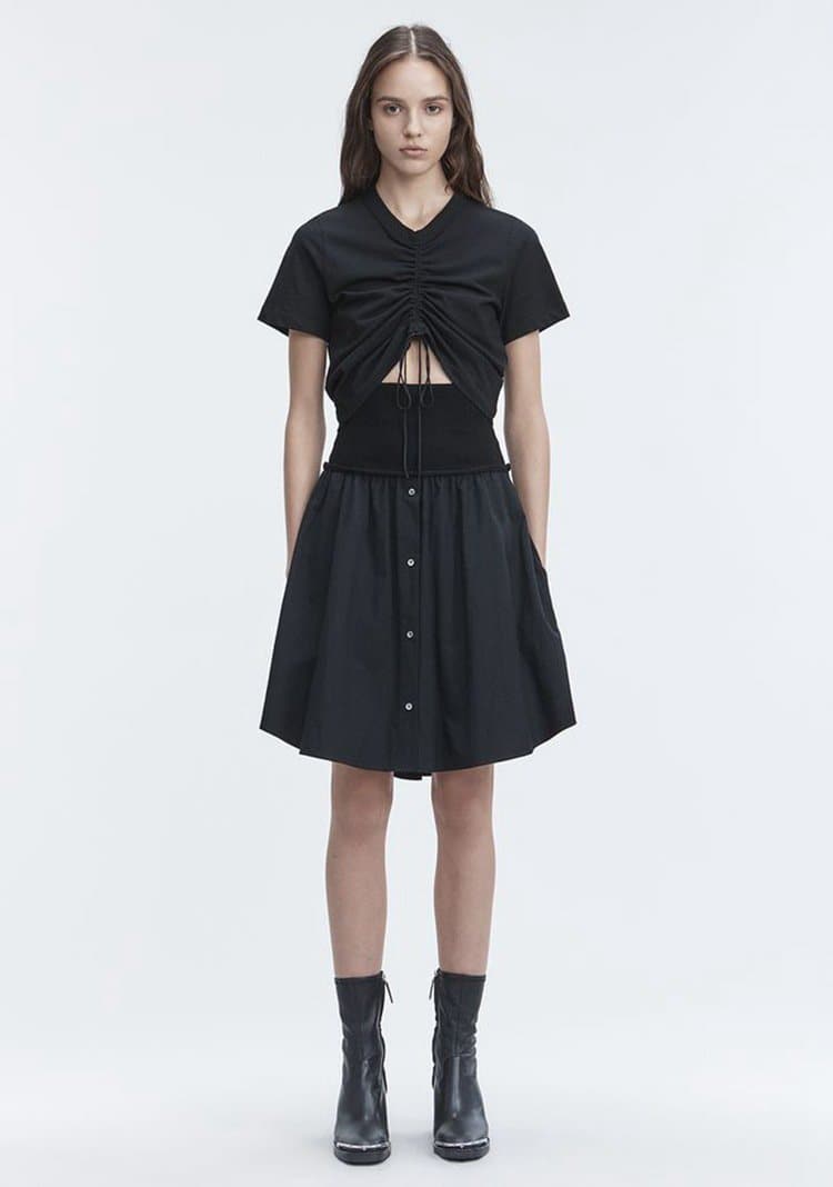 Anna-Kaci Gathered Chic Short Sleeve T-Shirt by Anna-Kaci