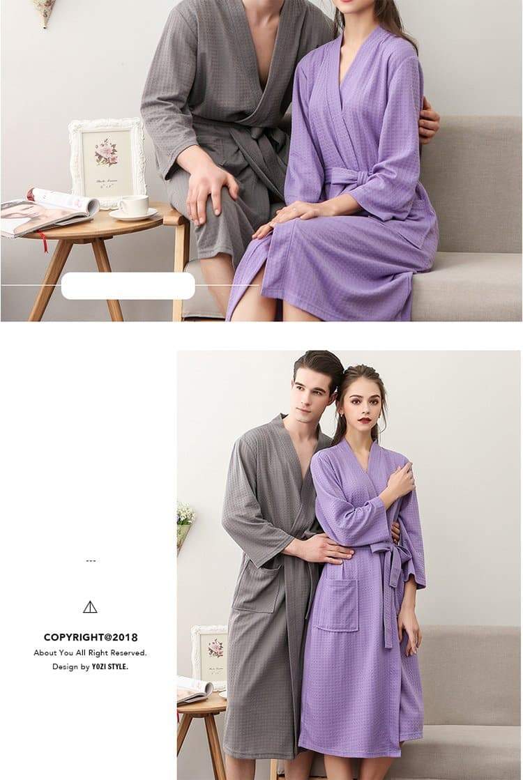 Anna-Kaci Him & Hers Kimono Bathrobe | Anna-Kaci