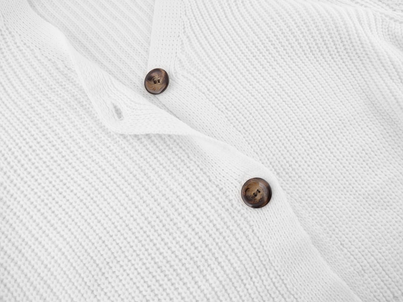 Anna-Kaci Lantern Sleeve Cardigan Button Down Open Front Knit Sweater Coat | Womens | Anna-Kaci