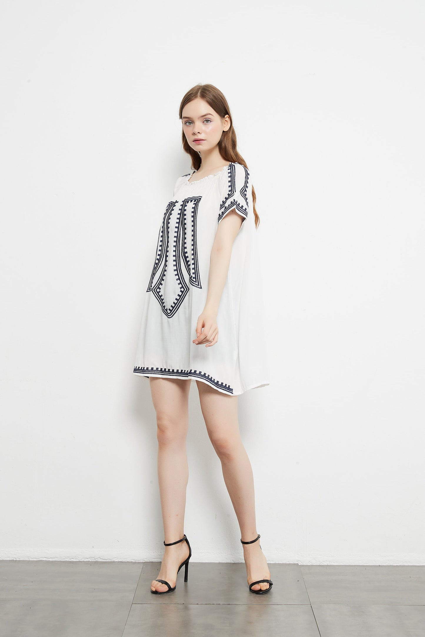 Anna-Kaci Printed Versatile Off Shoulder Smocked Dress | Anna Kaci 