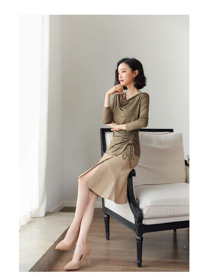 Anna-Kaci Side Gathered Cinched Top | Anna-Kaci