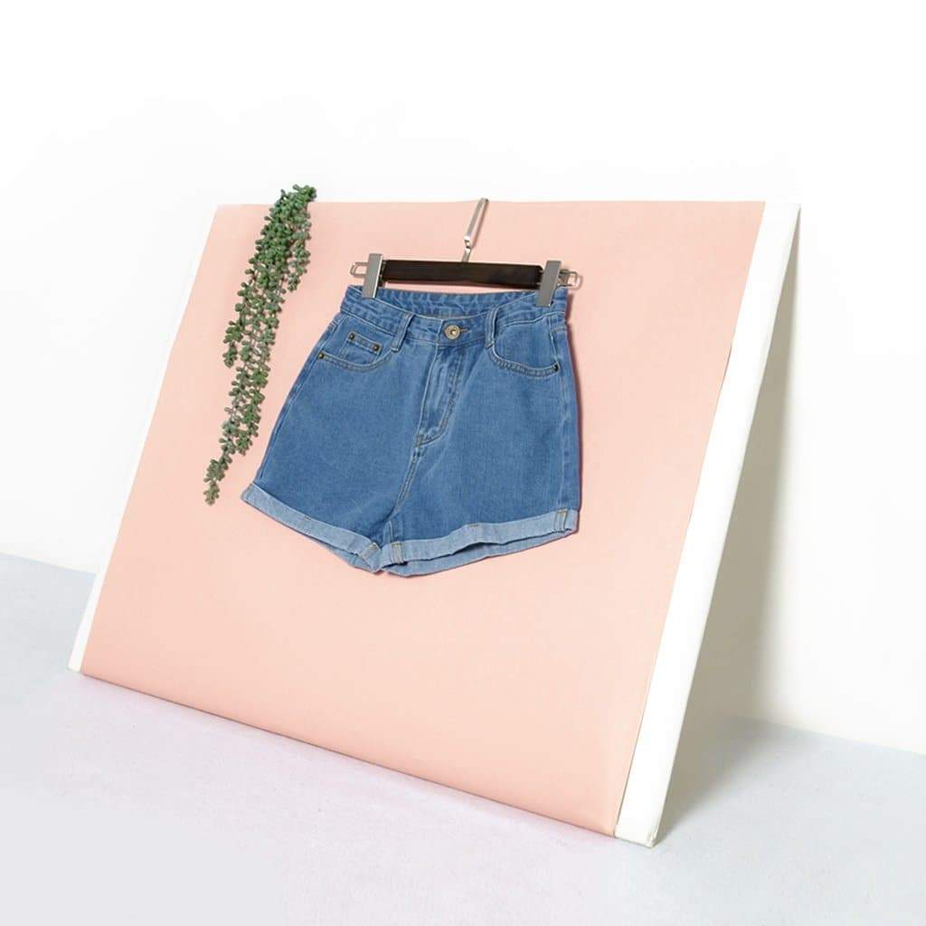 Anna-Kaci Vintage High Waisted Jean Shorts | Anna-Kaci S / Light Wash