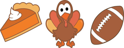 Camiseta de dibujos animados del día del juego de Acción de Gracias: pastel de calabaza, pavo, fútbol divertido, camiseta retro de otoño, camisa de otoño, día del juego, fútbol, ​​fiesta 