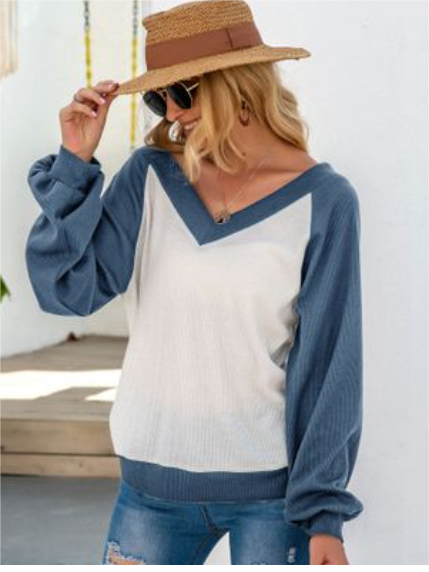 Springtime Waffle Blouse