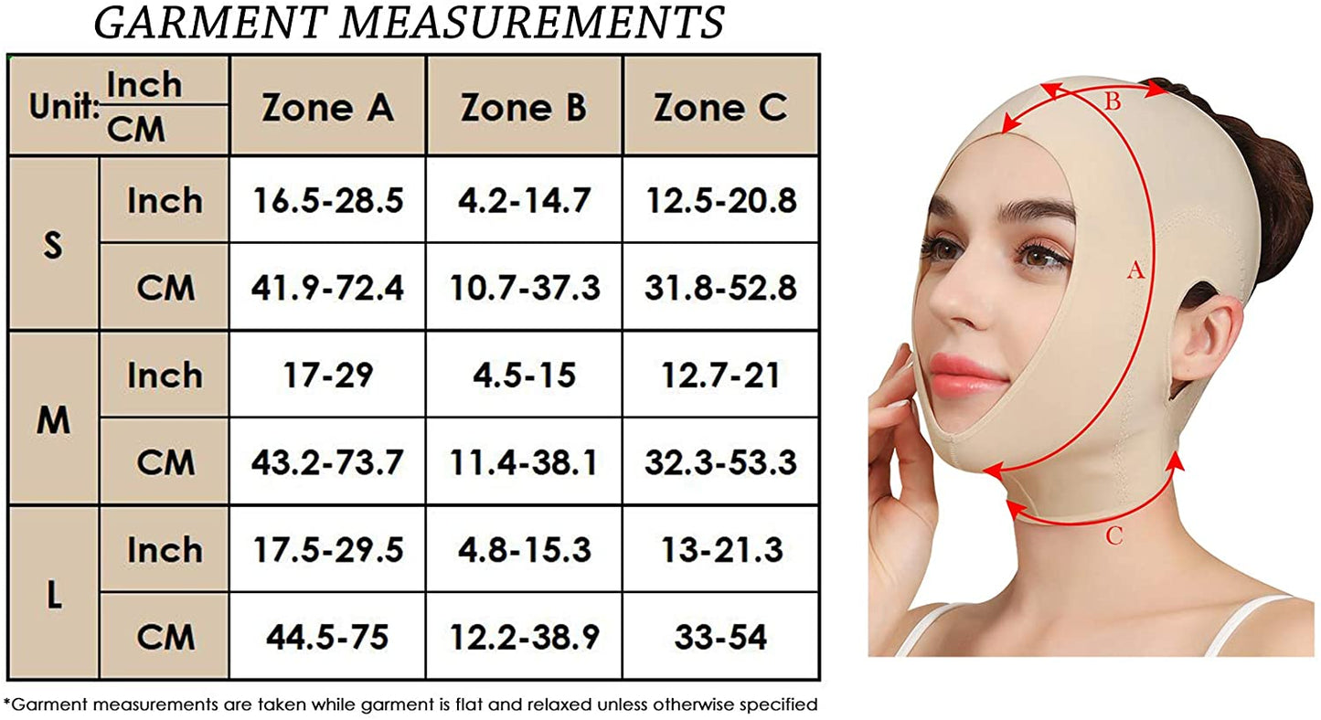 Banda de soporte para la barbilla Banda para el cuello Envoltura completa para la cabeza